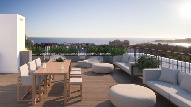 Terraço de cobertura com piscina privativa